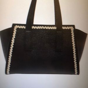 Loeffler Randal black Ric Rac tote - gently used